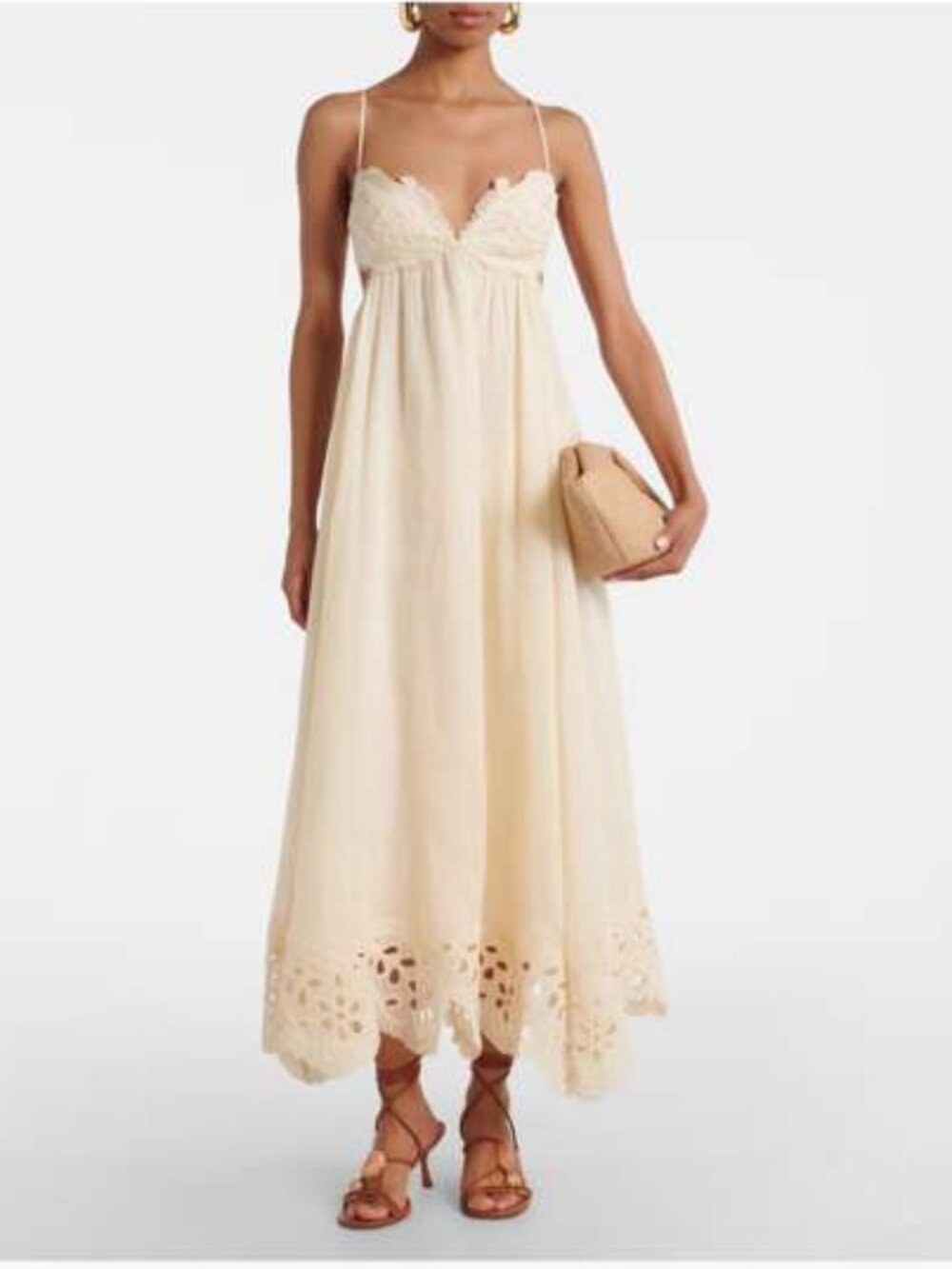 Zimmermann  Coco Embroidered Maxi Dress